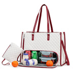 2 - in - 1 Insulated Lunch Tote Bag — Extra Large Women's Crossbody Combo Bag - Phetram