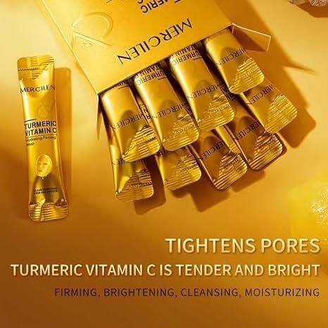 Glow in 10 Days – Turmeric Vitamin C Firming Mask Set