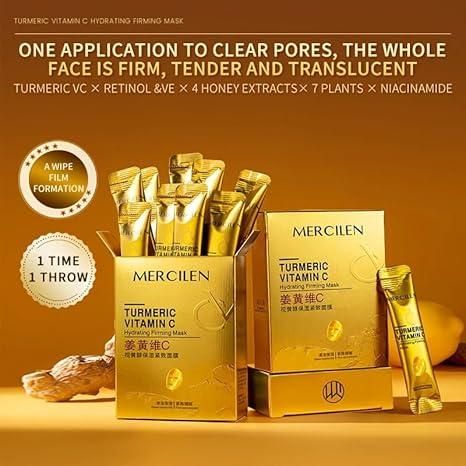 Glow in 10 Days – Turmeric Vitamin C Firming Mask Set