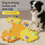 Dog Talking Button – Recordable Sound Training Button for Pets | Interactive Voice Communication Toy for Dogs & Cats | Easy Press Talking Button for Training & Fun 1