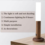 Wood Motion Sensor Night Light — Wireless & Magnetic 6
