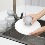 Cleaning Brushes Dish Washing Tool Soap Dispenser Refillable Pans Cups Bread Bowl Scrubber 3