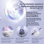 Electric Massage Brush - 1 Pc, 3 X 1.2ml Hair Oil Bottles, Multi-function Scalp Massage Comb, Can Hold Hair Oils 5